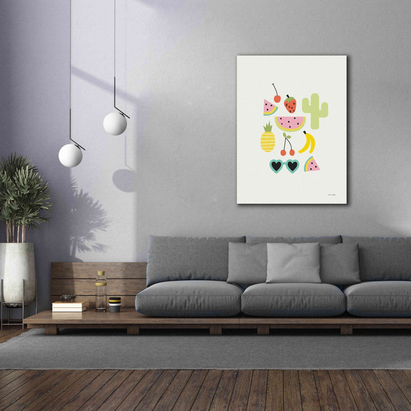 «Summer Daze II» par Ann Kelle Designs, art mural sur toile, H 54 po x l 40 po x P 1,5 po