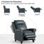 Fauteuil inclinable 33,5 po en cuir véritable-244517777