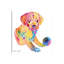Hippopotame de Jo Lynch - impression d'art graphique-52520627-52520629-52520631