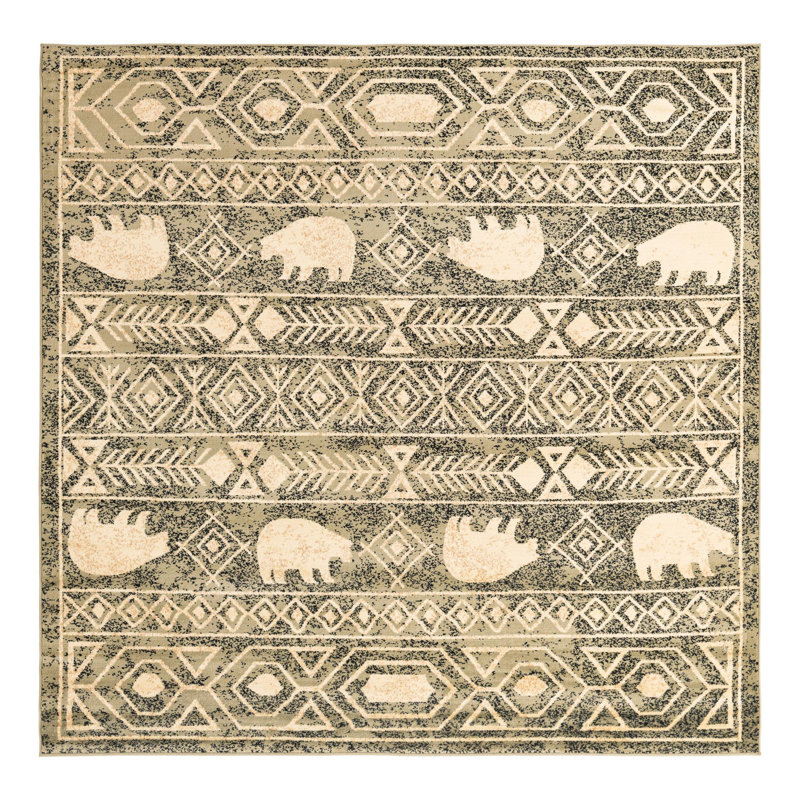 Ieshaa Indoor Rug, Square 7'10"