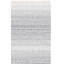 Tapis ivoire / noir en laine tissé à la main Marbella-78162357