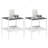 Living Room 2 Rectangle End Tables With Practical And Stylish Glass Tempered-1288623194-1288623193