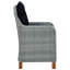 Chaise longue avec coussins 3 pièces Brundon-445863415