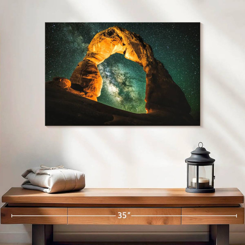 Oberle Delicate Arch Starry Night, 16" H x 24" W
