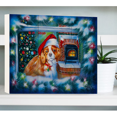 Christmas Dog Decorative Accent