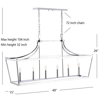 Nardone 6 - Light Kitchen Island Pendant