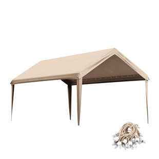 Housse de remplacement pour abri d'auto 10 x 20 pi, abri d'auto seulement (cadre non inclus)