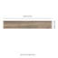 Carrelage de sol et mural en porcelaine mat aspect bois Ackland Camila Espero 15,2 cm x 91,4 cm-47589973