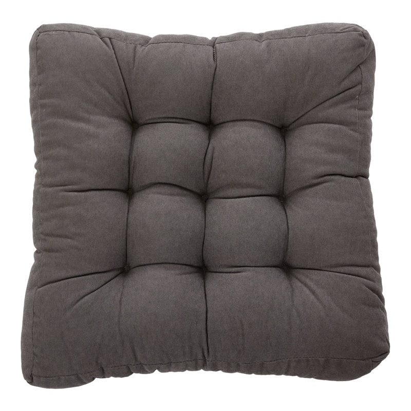 Chair Seat Cushion, Dark Grey