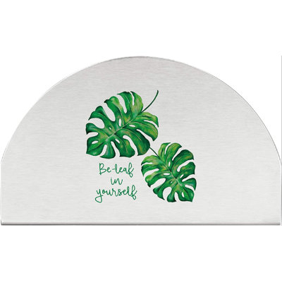 Porte-serviettes en acier inoxydable Monstera