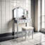 Ensemble de coiffeuse et coiffeuse, meuble-lavabo de chambre à coucher-1640593388