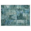 Tapis bleu sarcelle lavable à la machine intérieur / extérieur Xhevrie-111928049