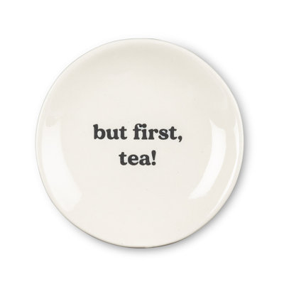 But First Tea Plate
