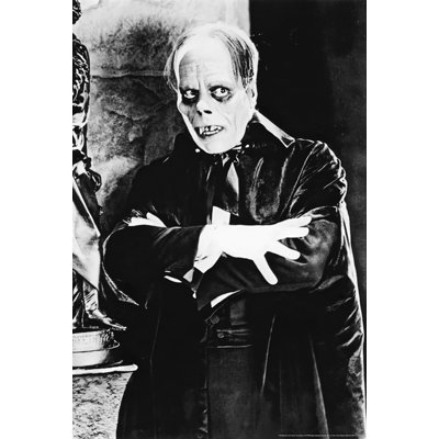  Officially Licensed Phantom of the Opera - Lon Chaney Art Poster - 24 x 36 Inch - Decorative Print - Poster Paper - Ready to Frame