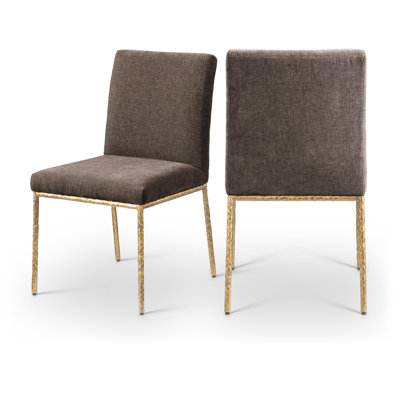 Reeves Chenille Fabric Dining Side Chair