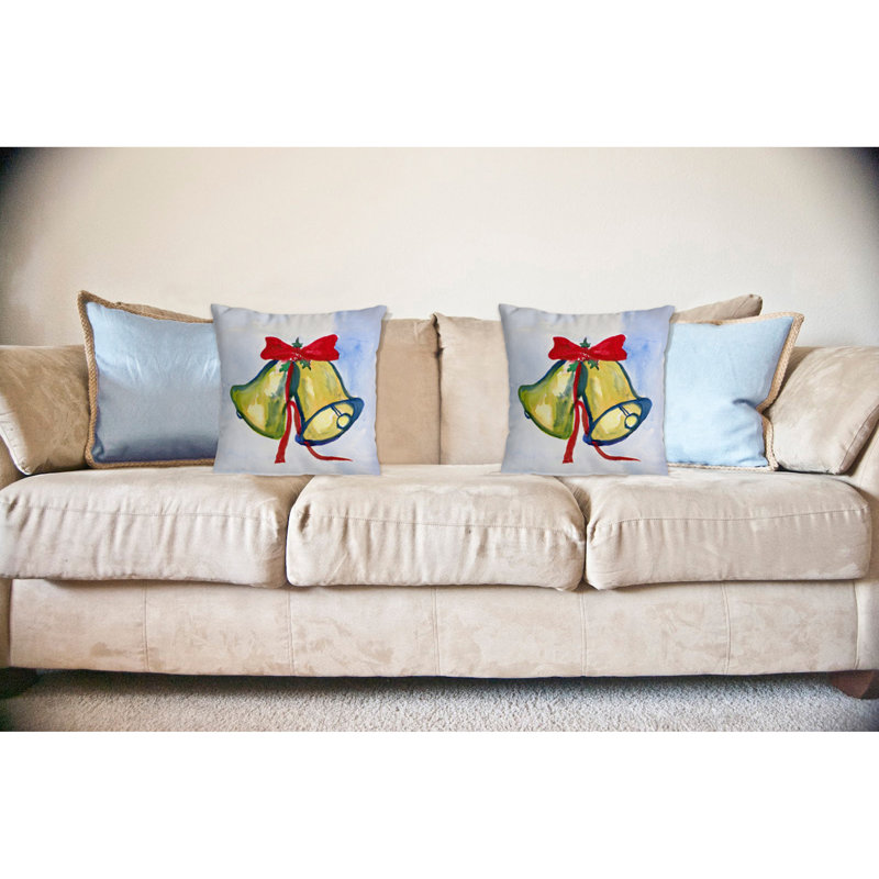 Coussin décoratif intérieur / extérieur Christmas Bells
