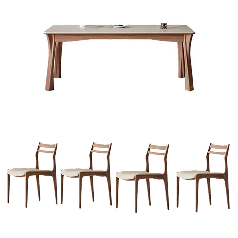 Simple rectangular dining table, 29.53"H x 62.99"L x 31.5"W