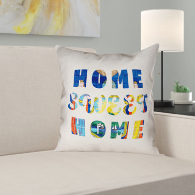 Centeno Home Sweet New York Pillow Case in , Faux Linen/ Pillow Case