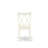3 Piece Dining Set Contains a Round Dining Table with Pedestal and 2 Linen Fabric Kitchen Room Chairs, Linen White-748710716-682170271-700968730