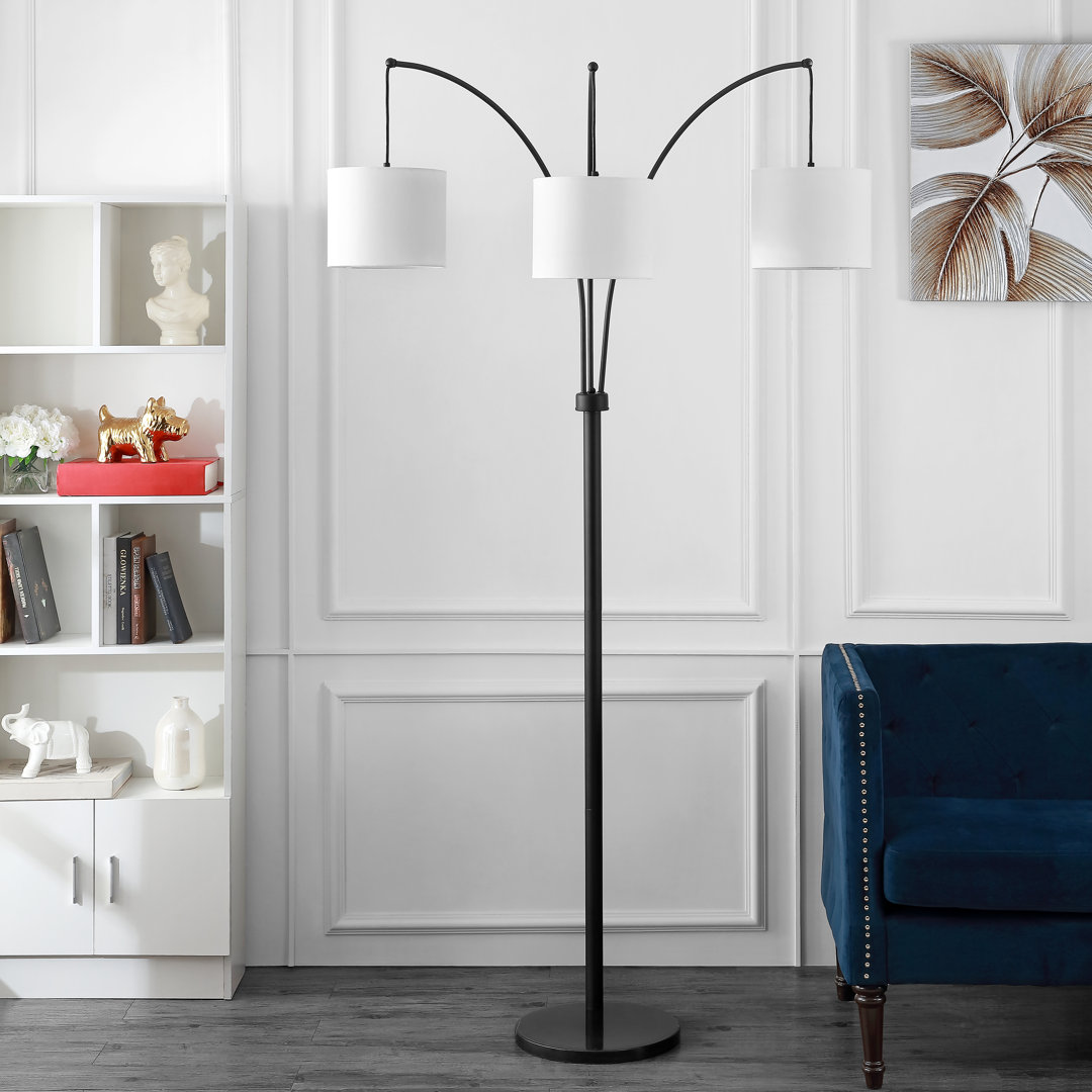 Villacorta 80.5'' Black Tree Floor Lamp 17 Stories