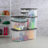 Sterilite Clear Plastic Stacking Storage Containers w/ Lid-98364654-98364659
