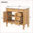 Bathroom Vanity with Ceramic Sink-536793038