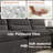 6-Piece 141'' Upholstered U-Shape Sectional