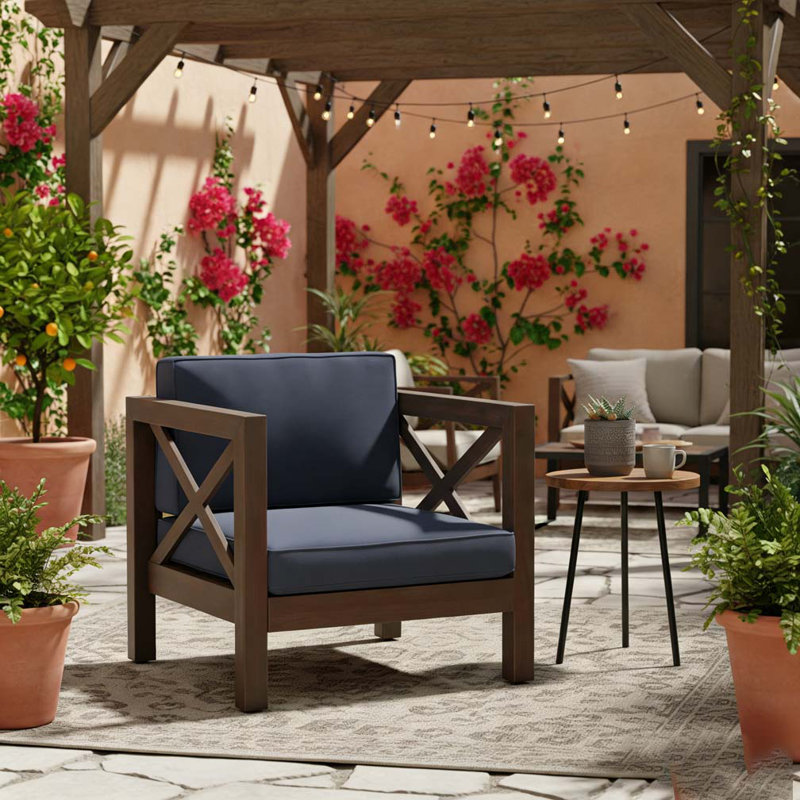 Chaise de patio pour club, Gris 1, Gris