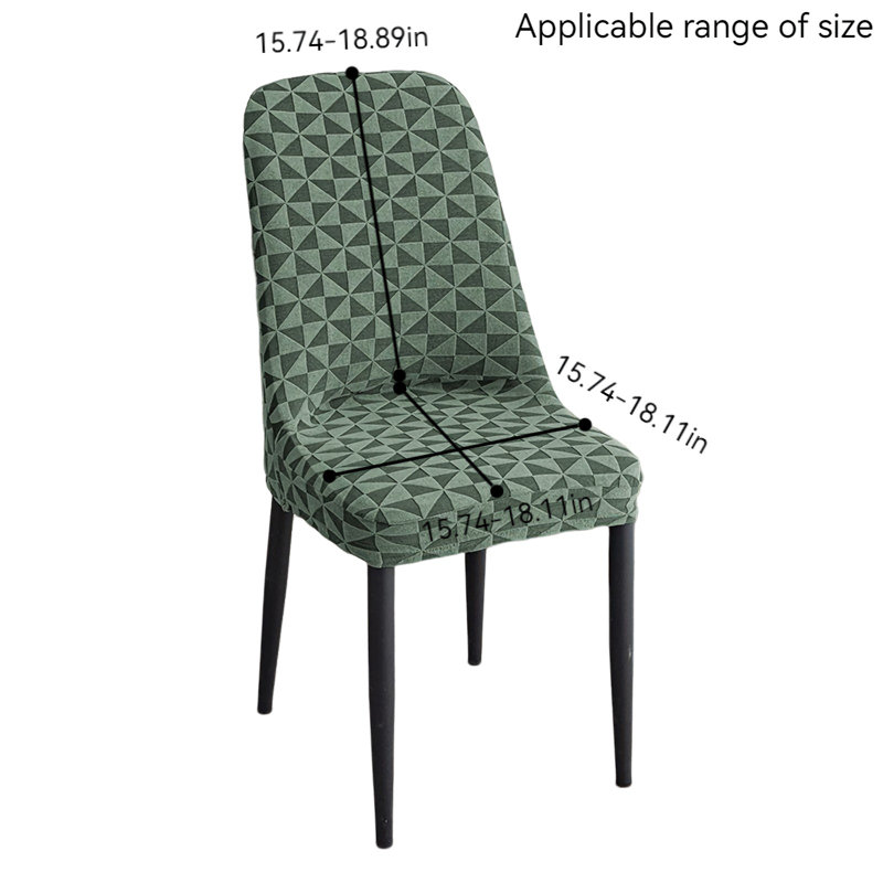 Housse pour chaise de salle à manger en polyester