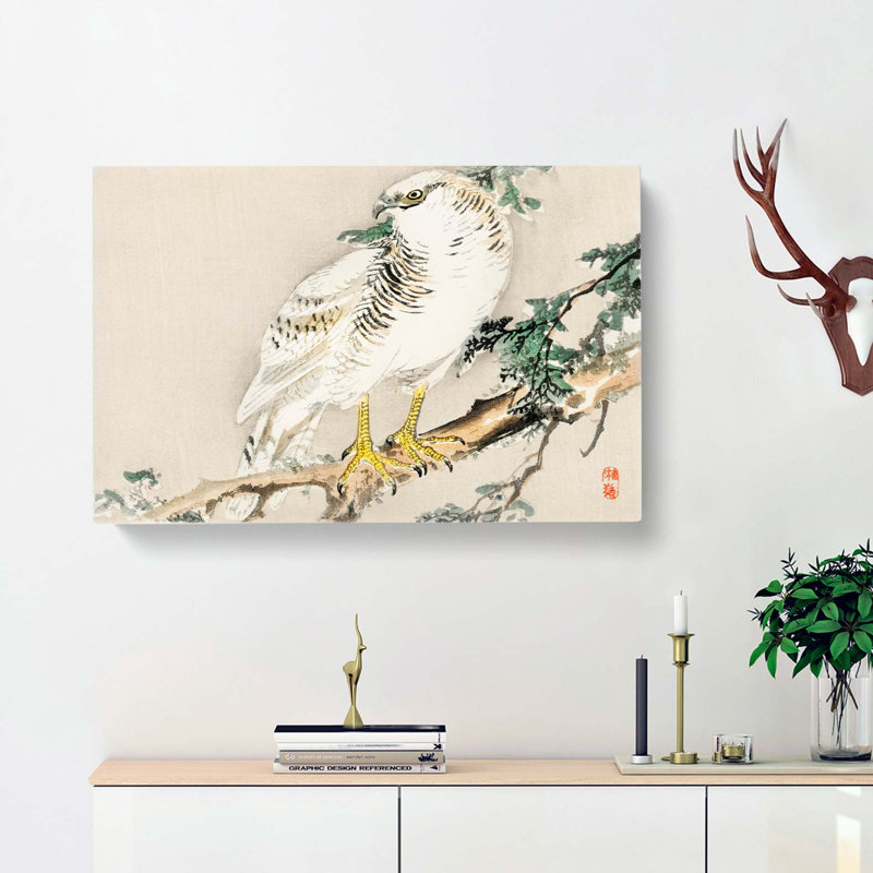 Northern Mockingbird by Kono Baireir - Wrapped Canvas, 35cm H x 50cm W x 3cm D