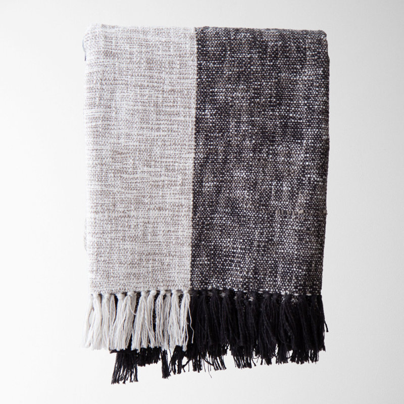 Knitted Throw Blanket, Espresso