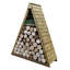 152.4cm W x 60.96cm D Wood Log Store