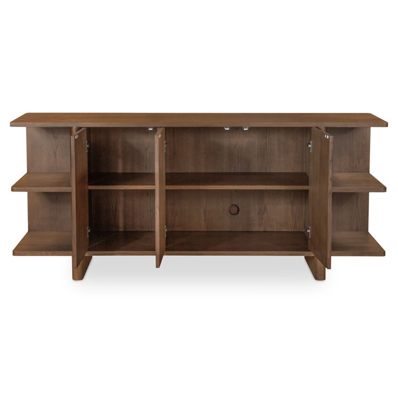 Casey Sideboard Rustic Oak, Dark Brown