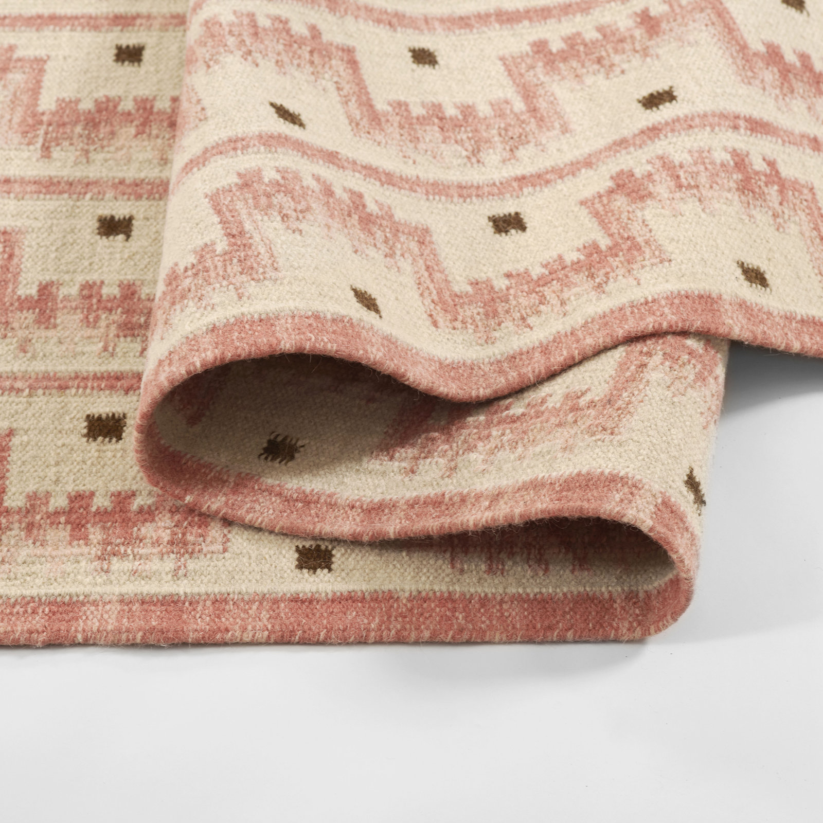 Freya Hand-Woven Geometric Wool Rug, Rectangle 9' x 12'