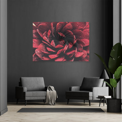 Macro Flower - Wrapped Canvas Print