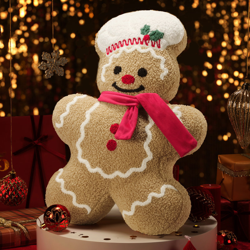 Coussin Teddy, Chef Gingerbread - Beige