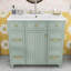 Meuble-lavabo chic 36 po avec comptoir en céramique, armoire à fermeture douce et 3 tiroirs-1773924688