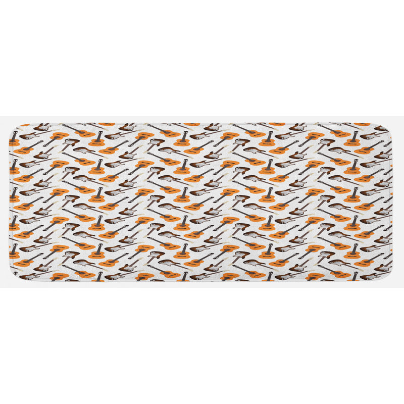 Tapis de cuisine guitare