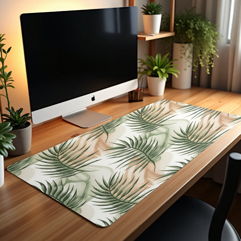 Polyester Desk Pad, 14.4x12.1