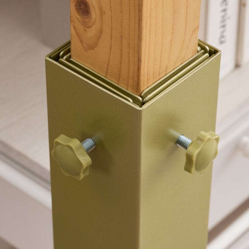 Suprima Ultimate Height Carbon Steel Bed Risers, Gold