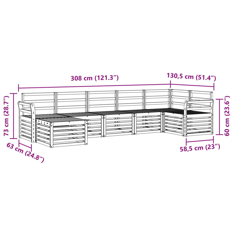 Patio Sofa, 7