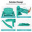 Chaise berçante pliante en PEHD pour l'extérieur Adirondack avec repose-pieds rétractable -615834107