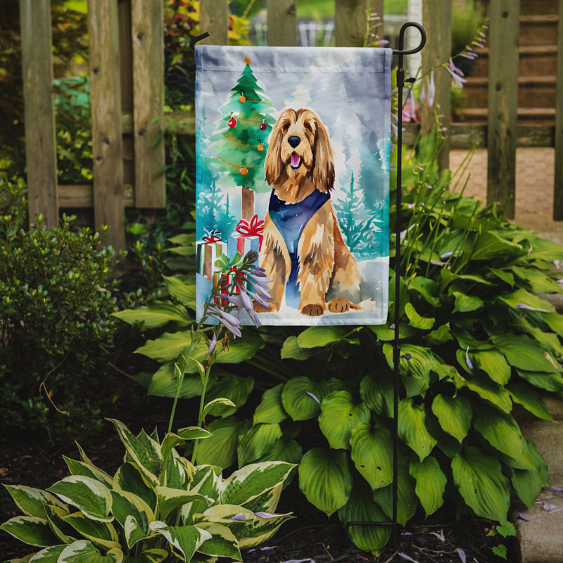 Drapeau de jardin en polyester à 2 faces, H 15,5 po x l 11,25 po