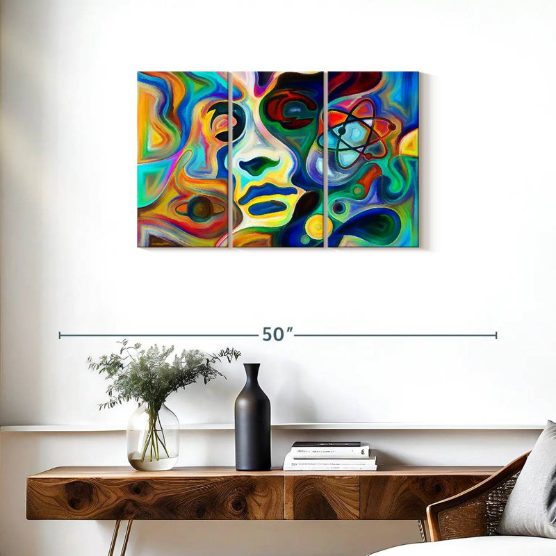 Avery Abstract Galaxy, 20" H x 33" W