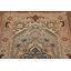 Tapis de couloir géométrique en laine 3x8