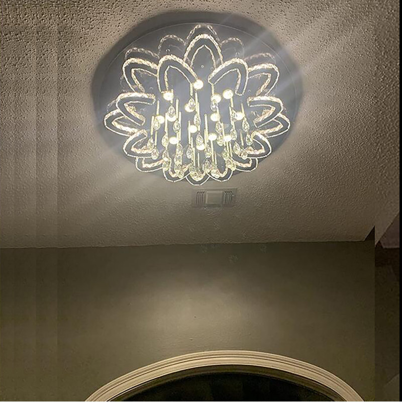 Dhamender Dimmable LED Empire Chandelier Living room Badroom 3000K-6000K