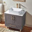 Ensemble de meuble-lavabo simple 30 po gris