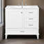 Meuble-lavabo moderne 36 po avec cadre solide, 1 porte à fermeture douce et 3 tiroirs, armoire de rangement moderne-1243423984