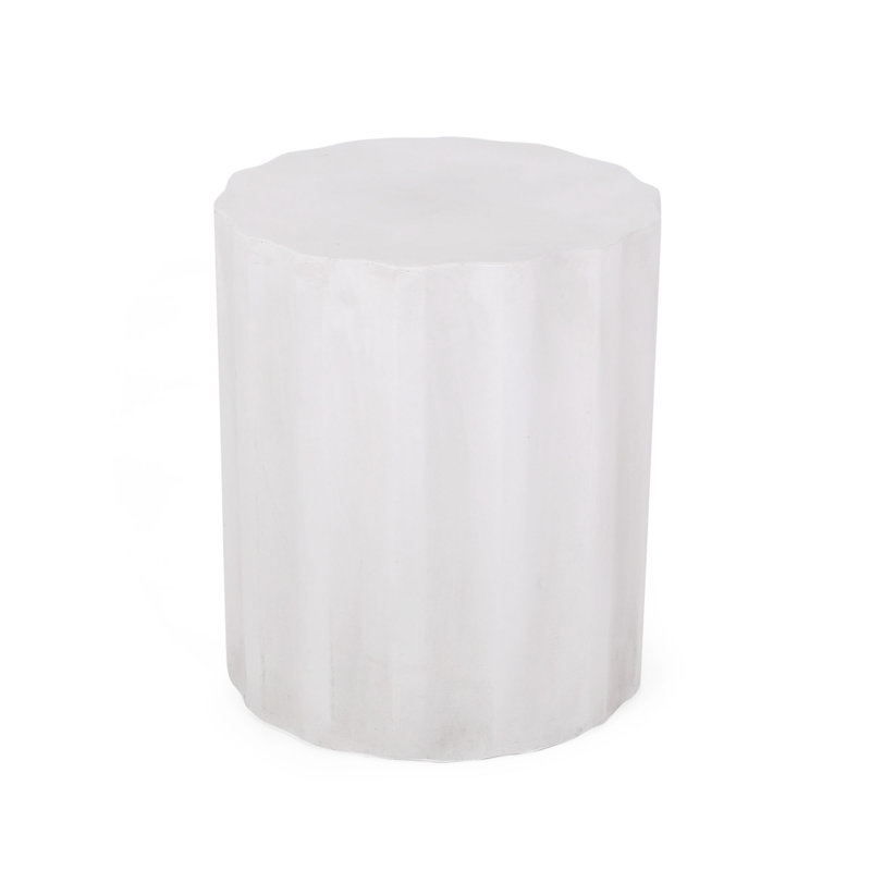 Outdoor Lightweight Concrete Side Table