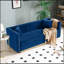Ensemble de causeuse en velours touffeté à canaux verticaux Contemporary-2109235025